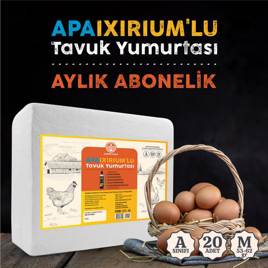 APAİXİRİUM'LU GÜNLÜK YUMURTA 1 AYLIK AVANTAJ PAKETİ